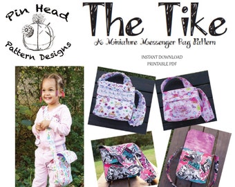 The Tike-Miniature Messenger Bag PDF Sewing Pattern