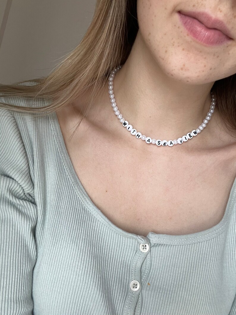 Choker choke Her With a Sea View Etsy