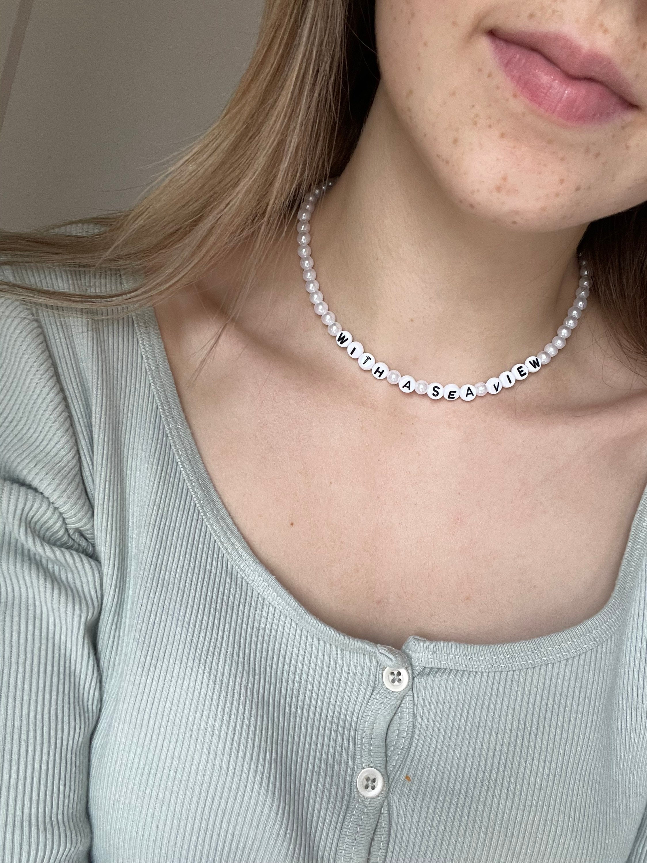 Choker choke Her With a Sea View Etsy