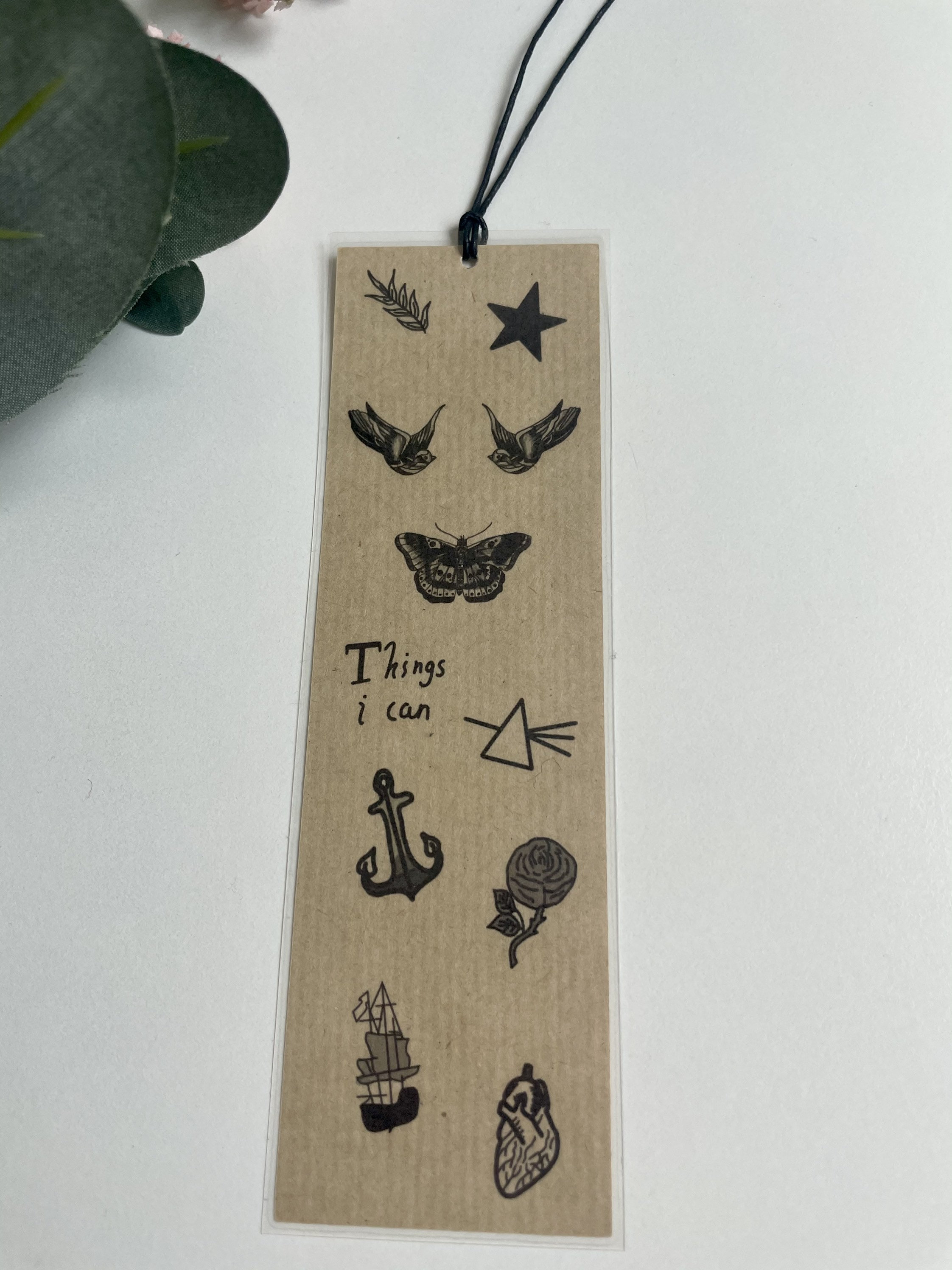 Tattoo Bookmarks/for fans/ HS/ reading/style Etsy