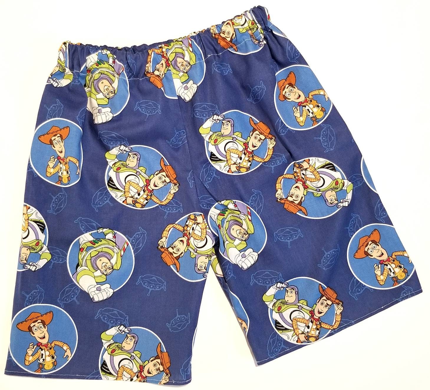 Toy Story Shorts Buzz Woody Boys Shorts Toddler Shorts Etsy