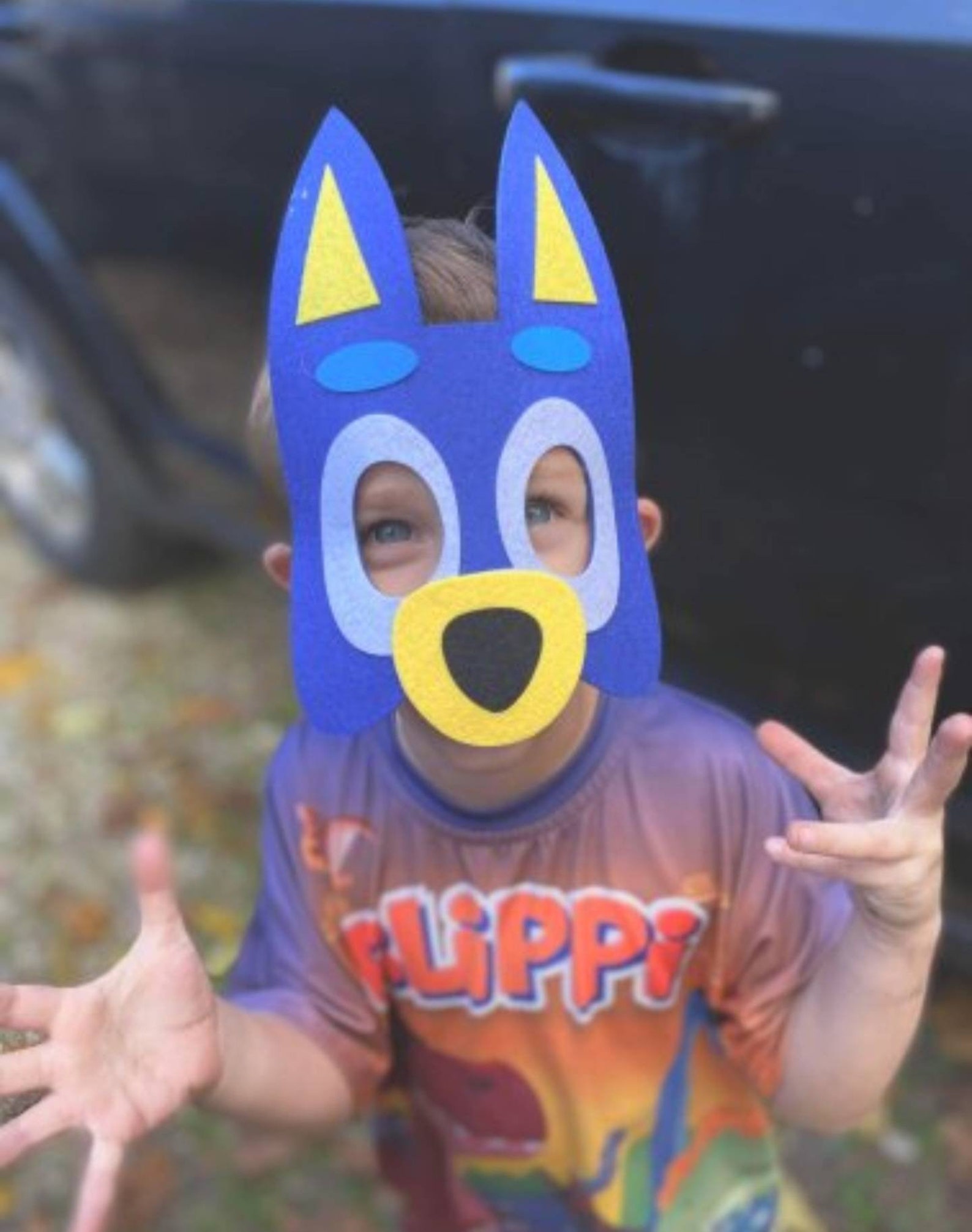 Bluey Felt Mask Bluey Imaginary Play Gift for Kids - Etsy