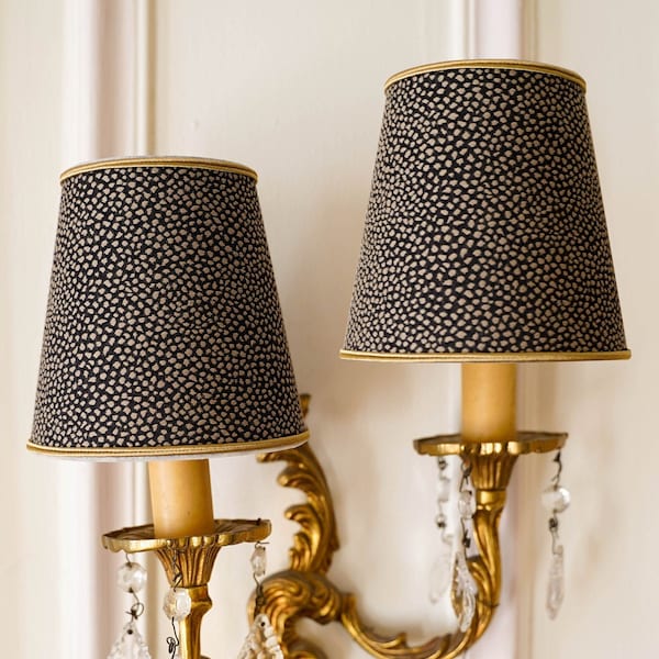 Gold interior “Coffee beans” clip lampshade (the price is indicated per lampshade)