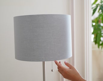 “Betula silva” double-sided cylinder lampshade