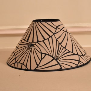 Maiko conical lampshade transparent interior image 3