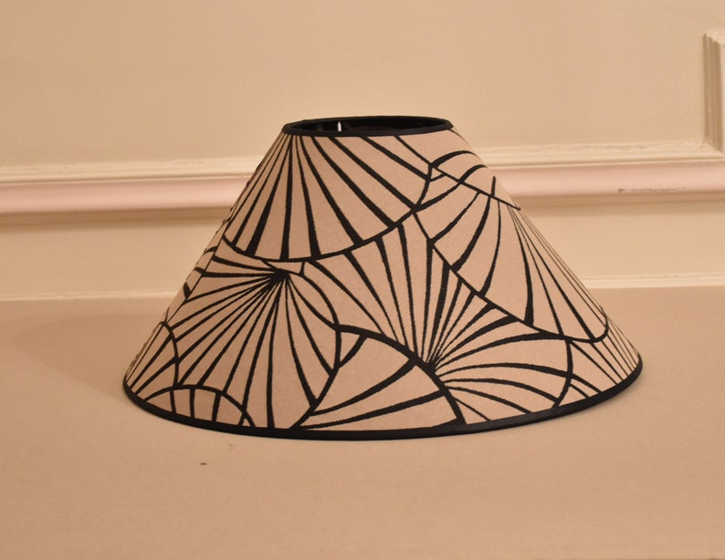 Maiko conical lampshade transparent interior image 3