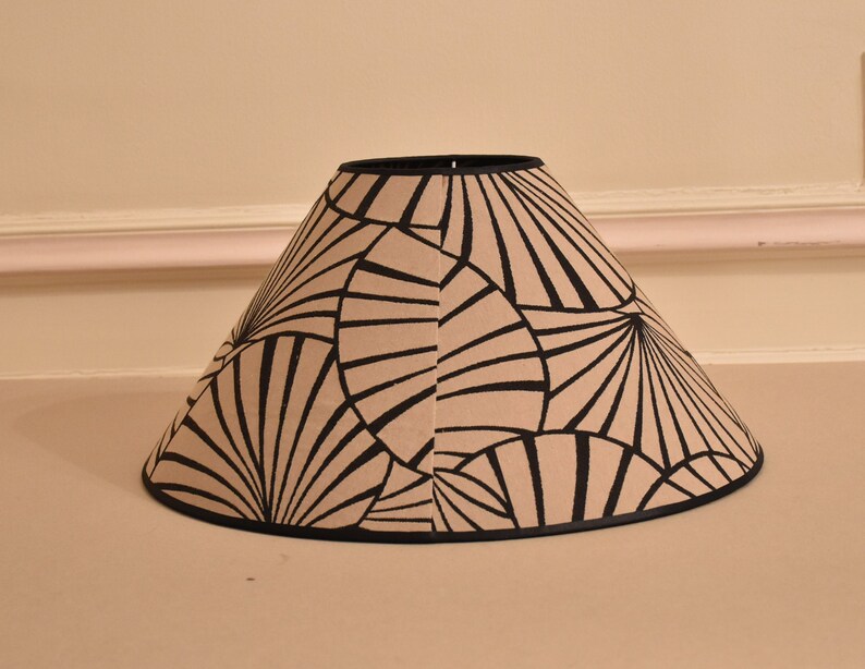 Maiko conical lampshade transparent interior image 5