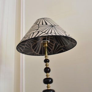 Maiko conical lampshade transparent interior image 9