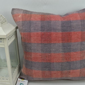 casual pillow / organic kilim pillow / anatolian pillow / throw pillow / sofa pillow / turkish pillow / decorative kilim pillow code 12306
