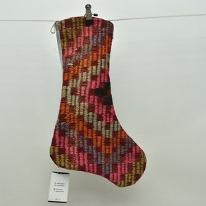 decorative kilim christmas ornament socks christmas stocking 11x18 christmas gift fireplace decorative socks wall decor stocking code 301