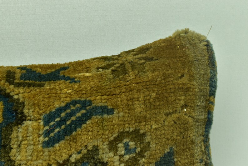 Boho Rug Pillow Cover / Decorative Rug Pillow / Beige Brown Etsy