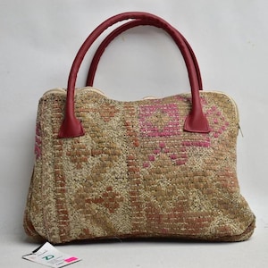Turkish bag, Boho bag, Wool handmade Kilim bag, Bohemian bag, Ethnic bags, Hand bag, 10x14 Handmade bag, Turkish Kilim bag, Ethnic bags 125