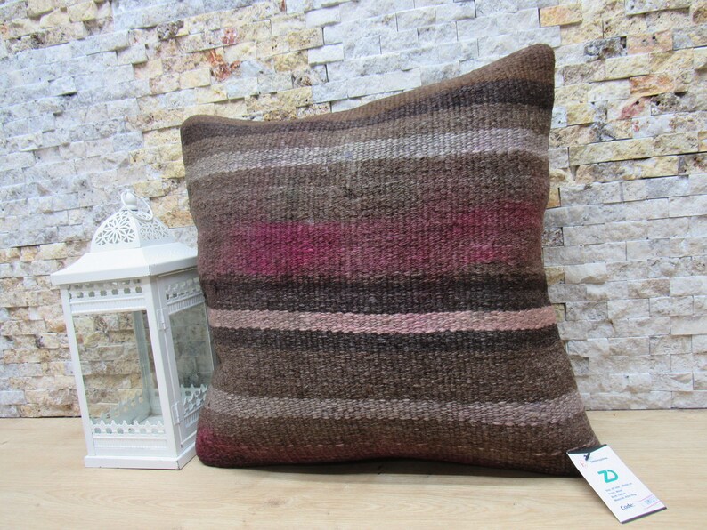 large kilim pillow handwoven pillow bohemian kilim pillow sofa pillow 20x20 bohemian kilim pillow ethnic pillow cushions code \u00e73234