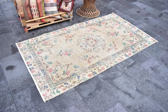 Vintage Rug, Handmade Rug, Turkish Rug, Area Rug 3.5 X 6.4 Vintage Rug, Handmade Rug, Turkish Rug, Area Rug 3.5 X 6.4