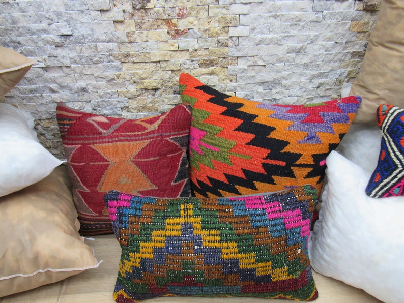 kilim pillow insert / foam insert / pillow insert / cushion insert / insert / filling / foam / kilim pillow / boho decor / pillow inserts zdjęcie 9