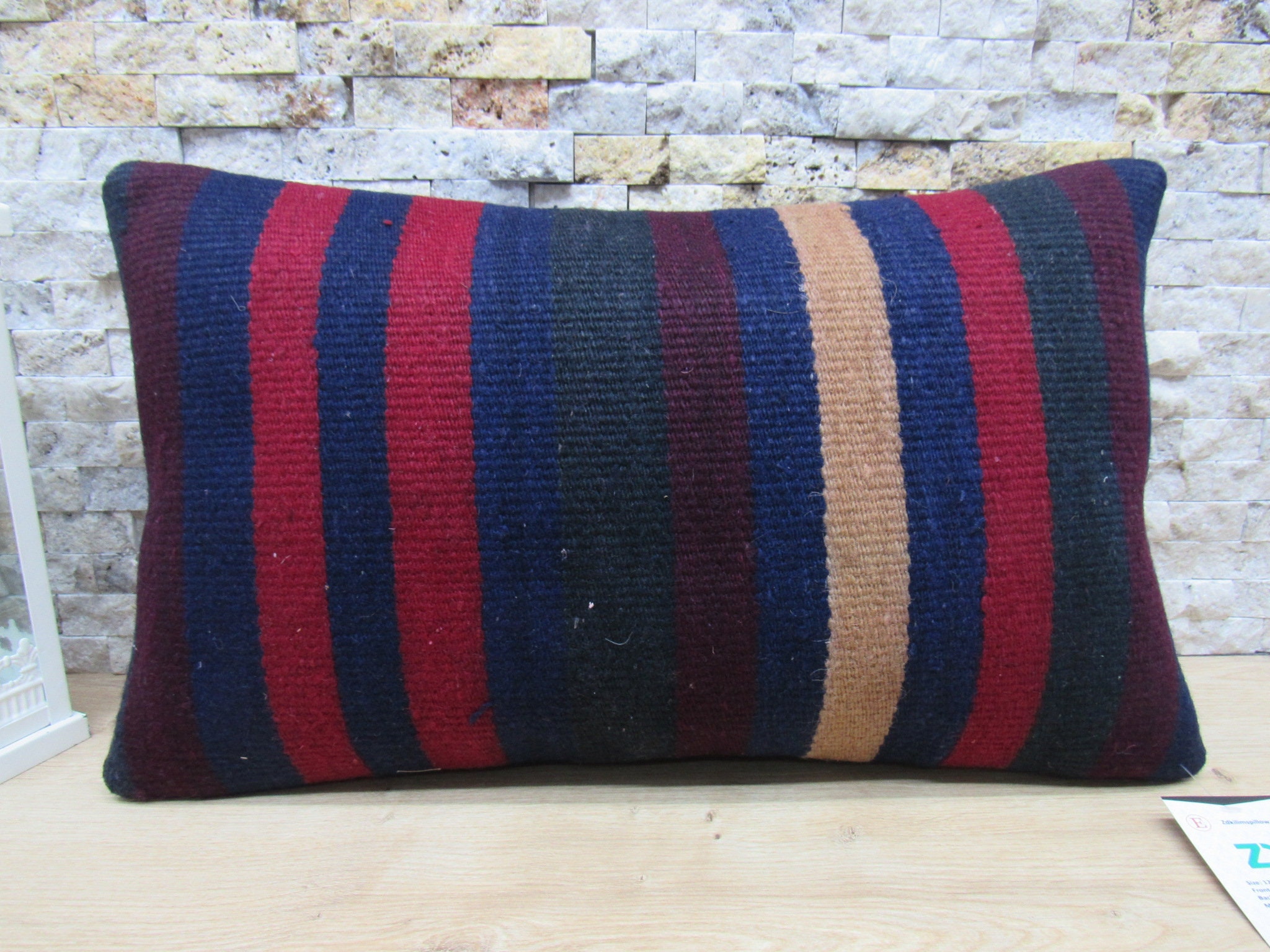 bohemian pillow turkish kilim pillow ethnic pillow throw pillow floor pillow organic kilim pillow 18 x 18 nomadic pillow