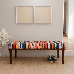 Bedroom bench, Aztec bench, Home decor bench, Christmas decor bench, Turkish bench, Oriental bench, Ottoman bench, Bedroom ottoman bench,