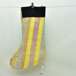bohemian kilim  fireplace socks wall decor christmas stocking 11x18 christmas decor socks decorative santa socks christmas gift 1131