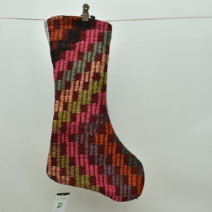christmas ornament socks christmas stocking 11x18 handmade wool socks decorative santa socks christmas gift 11x18 fireplace decor code 253