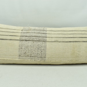 Anatolian kilim pillow, Handmade Turkish kilim pillow, Decorative kilim pillow, Lumbar pillow, Tribal pillow, 14x36 Pillow cover, code 386