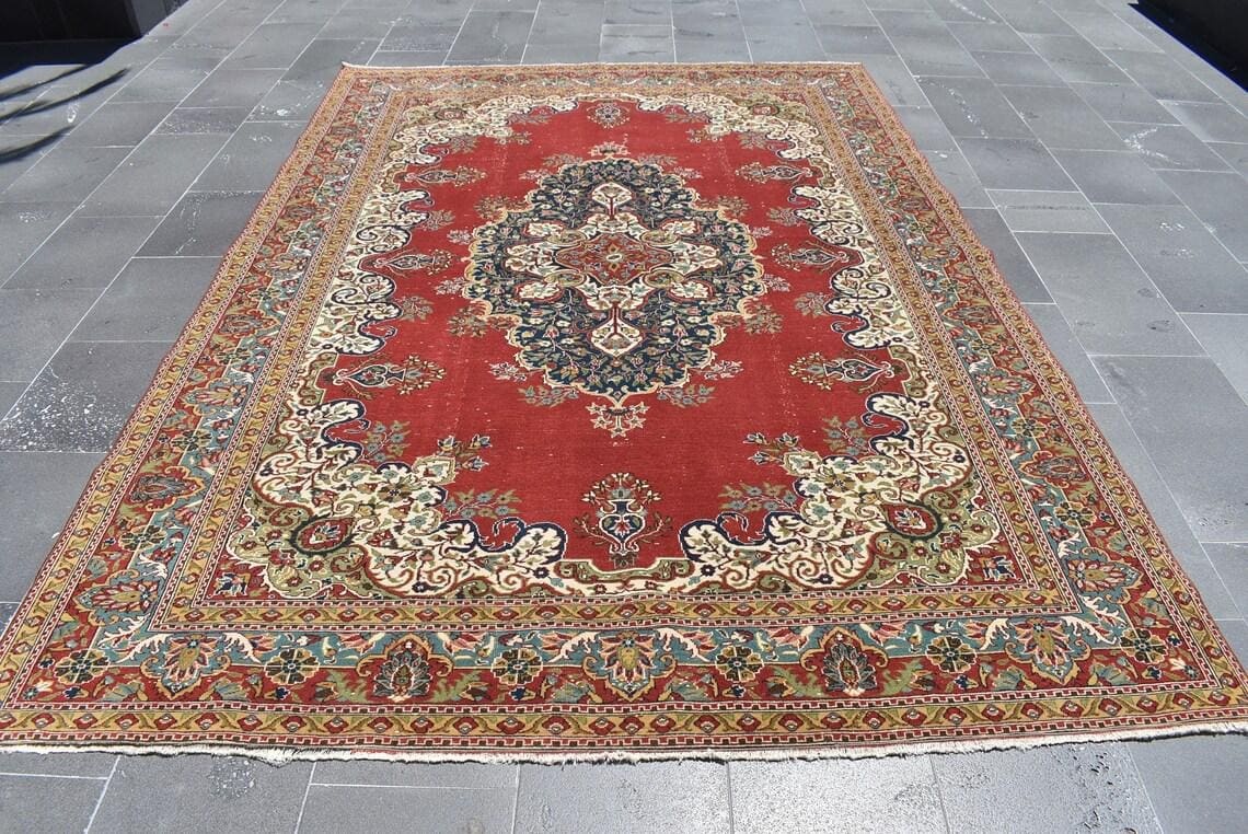 処分します　ナチュラルカラー　ヴィンテージラグ 処分します ナチュラルカラー ヴィンテージラグ