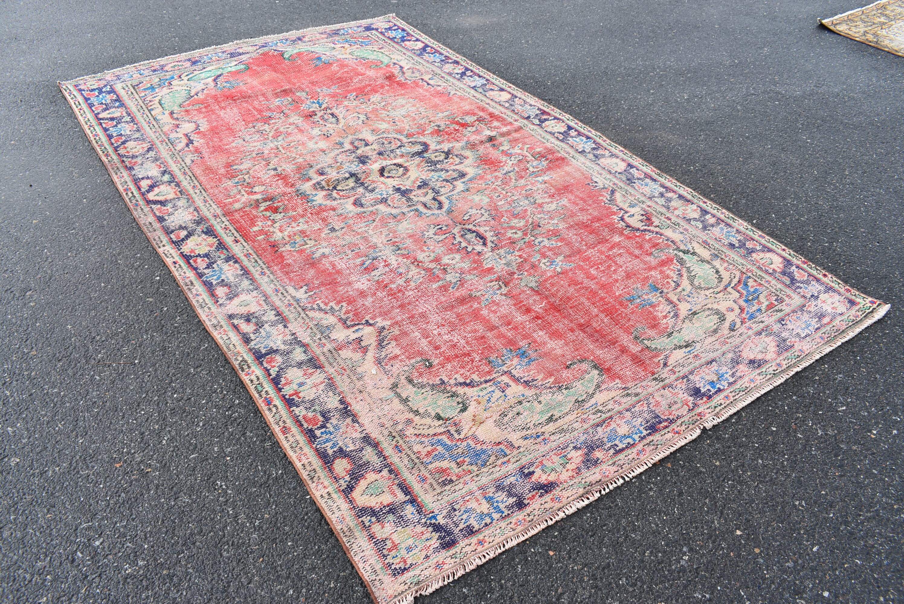 Vintage red rug Oriental rug Livingroom rug Area rug Etsy