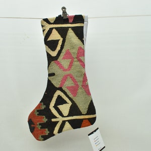 handmade christmas socks handmade decorative kilim santa claus socks decorative ornament stocking christmas tree stocking 11x18 code 525