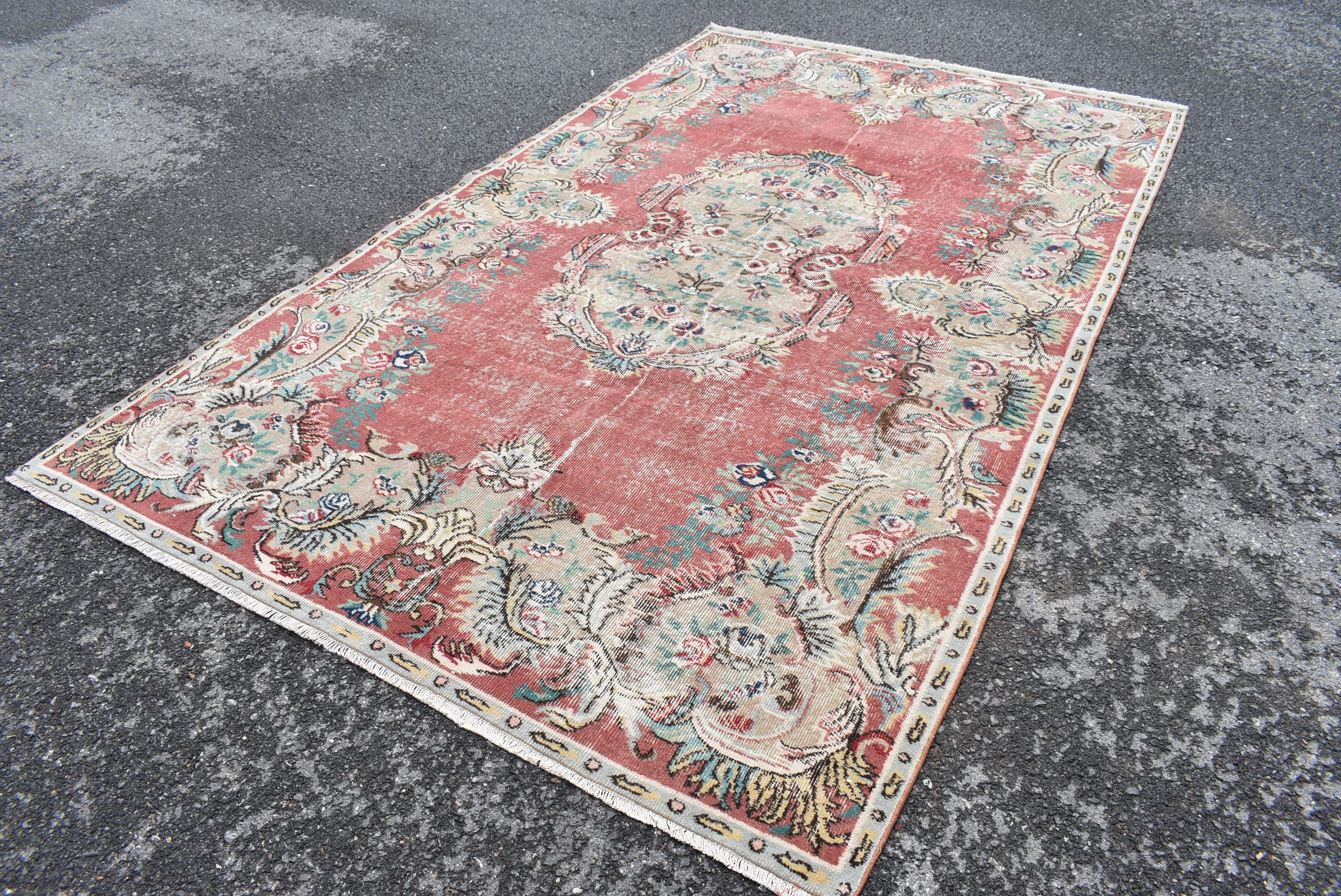 Large red rug Home Decor rug Natural Vintage rug Turkish Etsy
