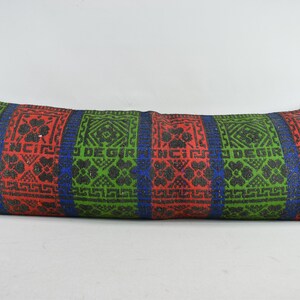 organic kilim pillow / ethnic kilim pillow / decorative kilim pillow / lumbar kilim pillow / sofa pillow / 16x48 pillow cover / code 846