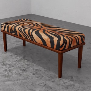 Bedroom ottoman bench, Moroccan bench, Bedroom bench, Aztec bench, Home decor bench, Christmas decor bench, Oriental bench, Ottoman bench,