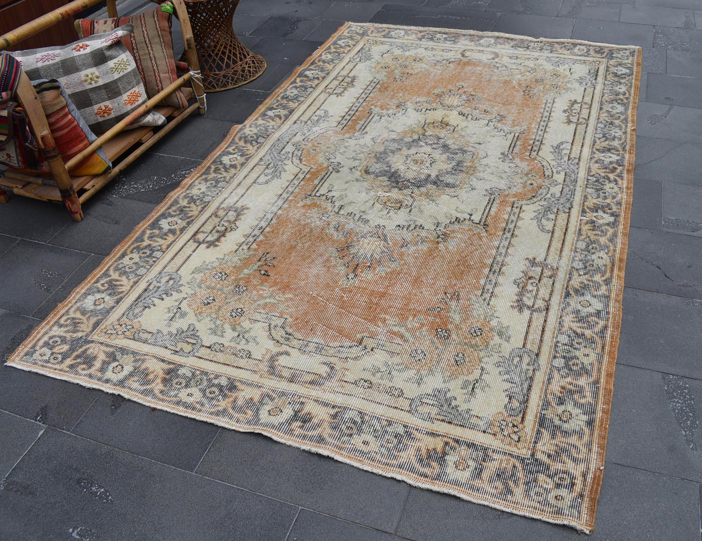 Turkey area rug, Kitchen rug, Oriental rug, Turkish rug, Bedroom rug, Handmade rug, 5.0 x 8.3 Ft, Organic wool rug, Boho decor rug, ZDA1042