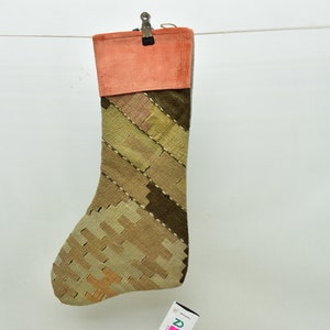 handmade wool christmas socks decorative kilim socks santa claus stocking xmas decor ornament socks christmas tree stocking 11x18 code 866