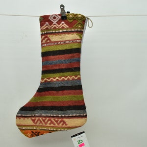 decorative kilim christmas ornament socks christmas stocking 11x18 christmas gift fireplace decorative fireplace wall decor socks code 384