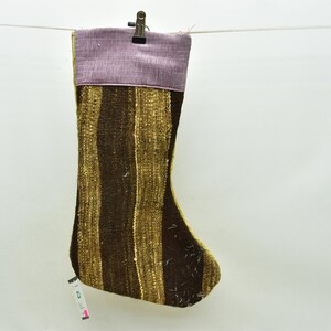 organic wool kilim stockings handmade christmas socks 11x18 christmas home decor socks santa claus socks christmas decor scoks code 1417