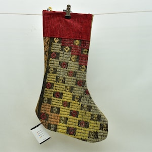 anatolian kilim decorative santa claus socks handmade wool christmas ornament socks christmas stocking 11x18 fireplace decor code 1170