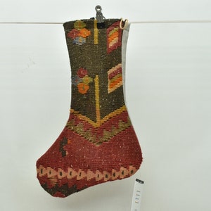 decorative kilim christmas  ornament socks christmas stocking 11x18 christmas gift fireplace decorative art wall decor stockinge code 576