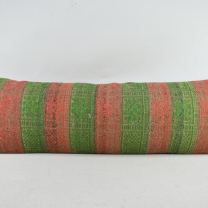 organic kilim pillow / ethnic kilim pillow / decorative kilim pillow / lumbar kilim pillow / sofa pillow / 16x48 pillow cover / code 842