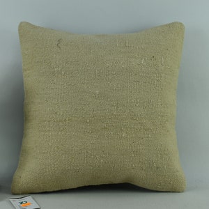 boho kilim pillow / sofa pillow / home decor / kelim kissen / organic wool kilim pillow / couch pillow 18 x 18 pillow cover / code 5105