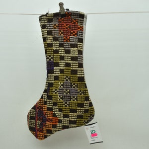 decorative kilim christmas ornament socks christmas stocking 11x18 christmas gift fireplace decorative art wall decor stocking code 272