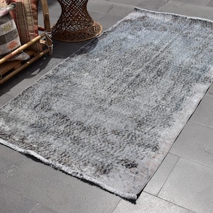 Turkish rug, Area rug, Vintage rug 3.5 x 6.8 Ft, Boho decor rug, Decorative rug, Tribal rug, Oushak rug, Anatolian rug, Bedroom rug  ZDA0940