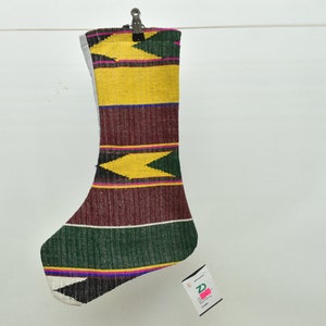 nice  colour decorative kilim christmas stocking 11x18 handmade christmas stocking fireplace socks decorative santa socks gift socks 528