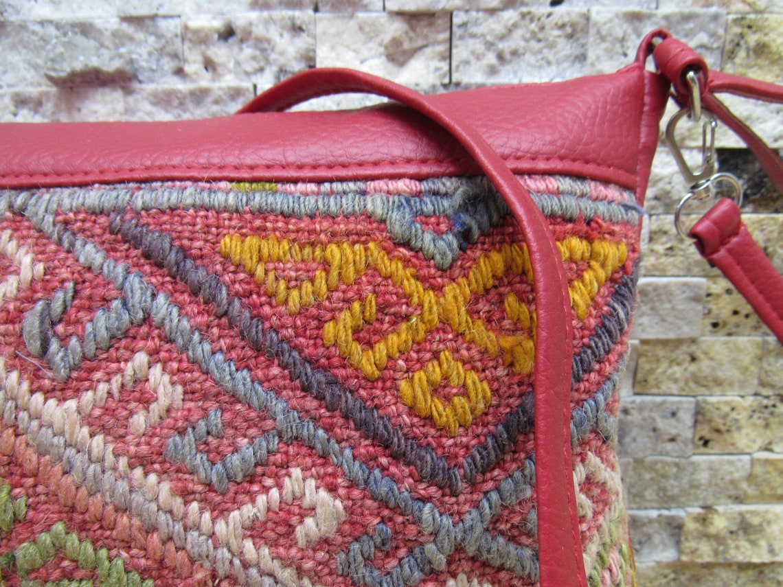Anatolian Kilim Bag Decorative Bag Turkish Bag Boho Etsy