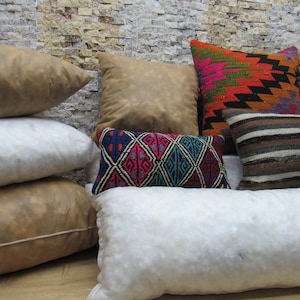 inserto de almohada kilim / inserto de espuma / inserto de almohada / inserto de cojín / inserto / relleno / espuma / almohada kilim / decoración boho / inserciones de almohada imagen 1