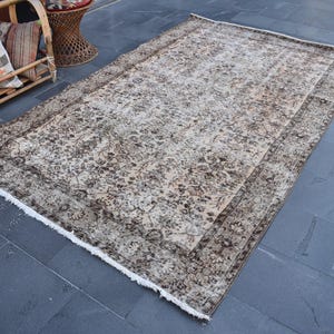 Turkish rug, Vintage rug, Large rug, Handmade rug, Wool rug, Nomadic rug, 5.5 x 8.9 Ft, Tribal rug, Bohemian rug, Aztec rug, ZDA1160