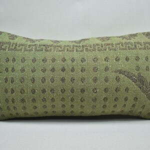 ethnic kilim pillow cover / home decor / throw pillow / lumbar pillow / turkish pillow / boho decor pillow / 10x20 pillow cover / code 3060