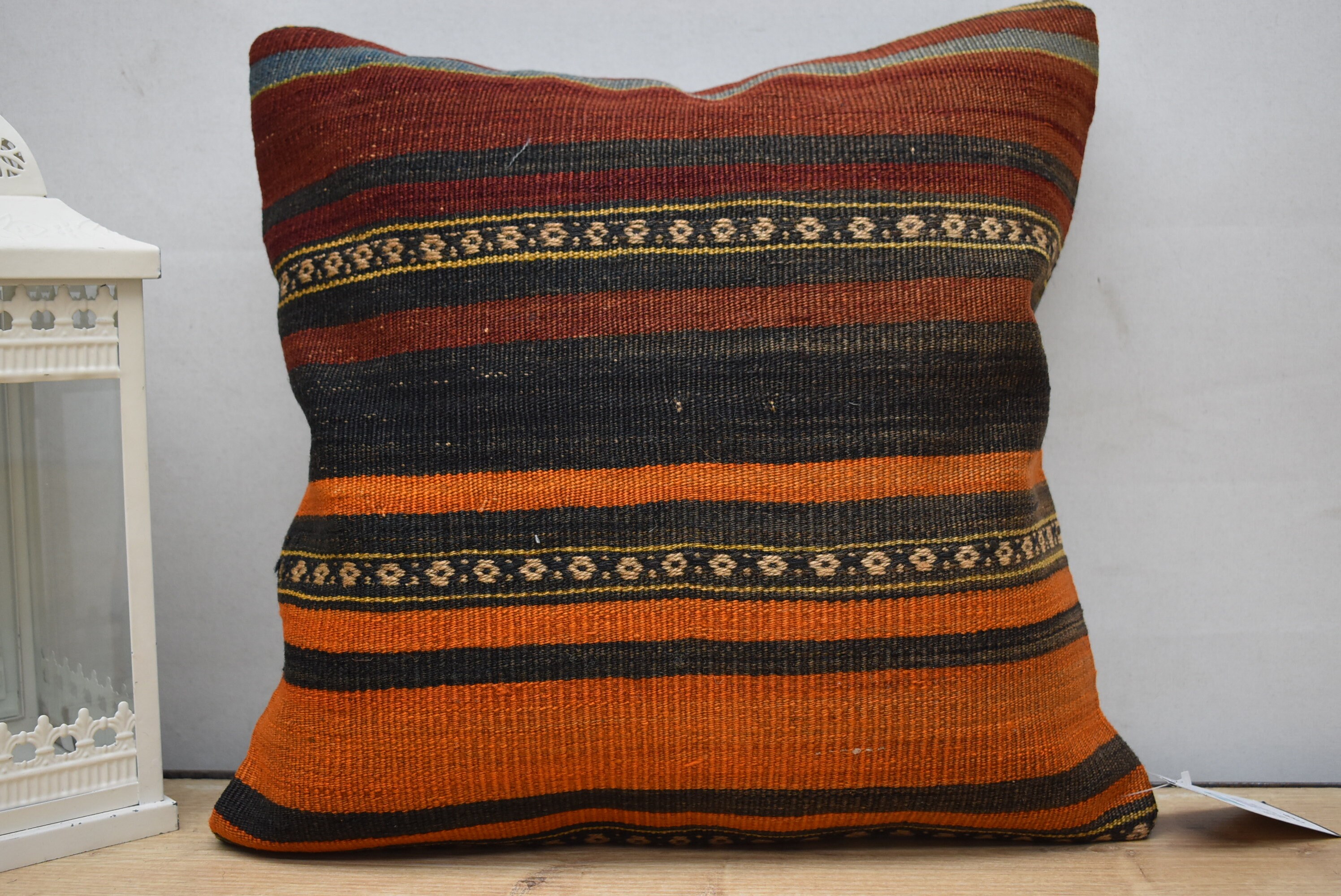 handmade pillow anatolian pillow 10963 sofa pillow 16x16 cushion cover gift for her decorative kilim pillow vintage kilim pillow