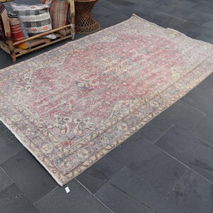 Vintage rug, Boho decor rug, 5 x 8.3 ft, Accent rug, Handmade rug, Nomadic rug, Bohemian Wool rug, Area rug, Aztec rug, Home decor, ZDA1013