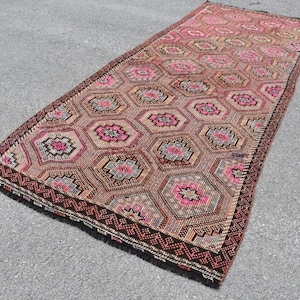 Kelim Teppich, Kelim Teppich, Vintage Teppich, Kelimteppich, Kelimteppich, Antiker Teppich, Boho, Kelimteppich, 15 x 32 cm zd3298