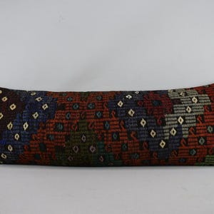 cuscino kilim turco / cuscino kilim lombare / cuscino kilim decorativo / cuscino kilim fatto a mano / cuscino boho / copertura cuscino 16x48 / codice 792