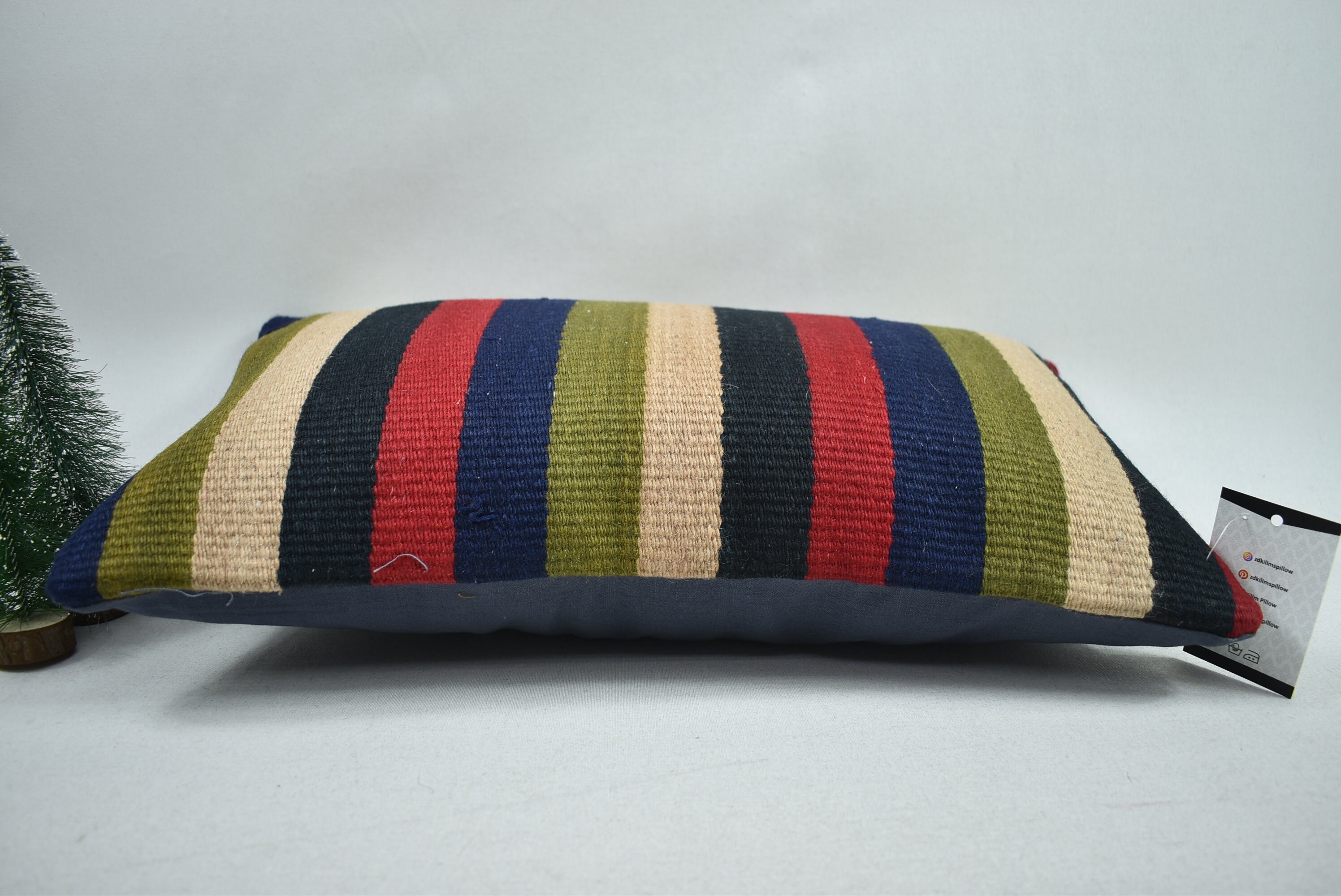 クッション / ストライプキリムクッション / トライバル